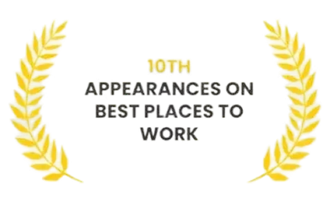Appearance on Best Places to Work
