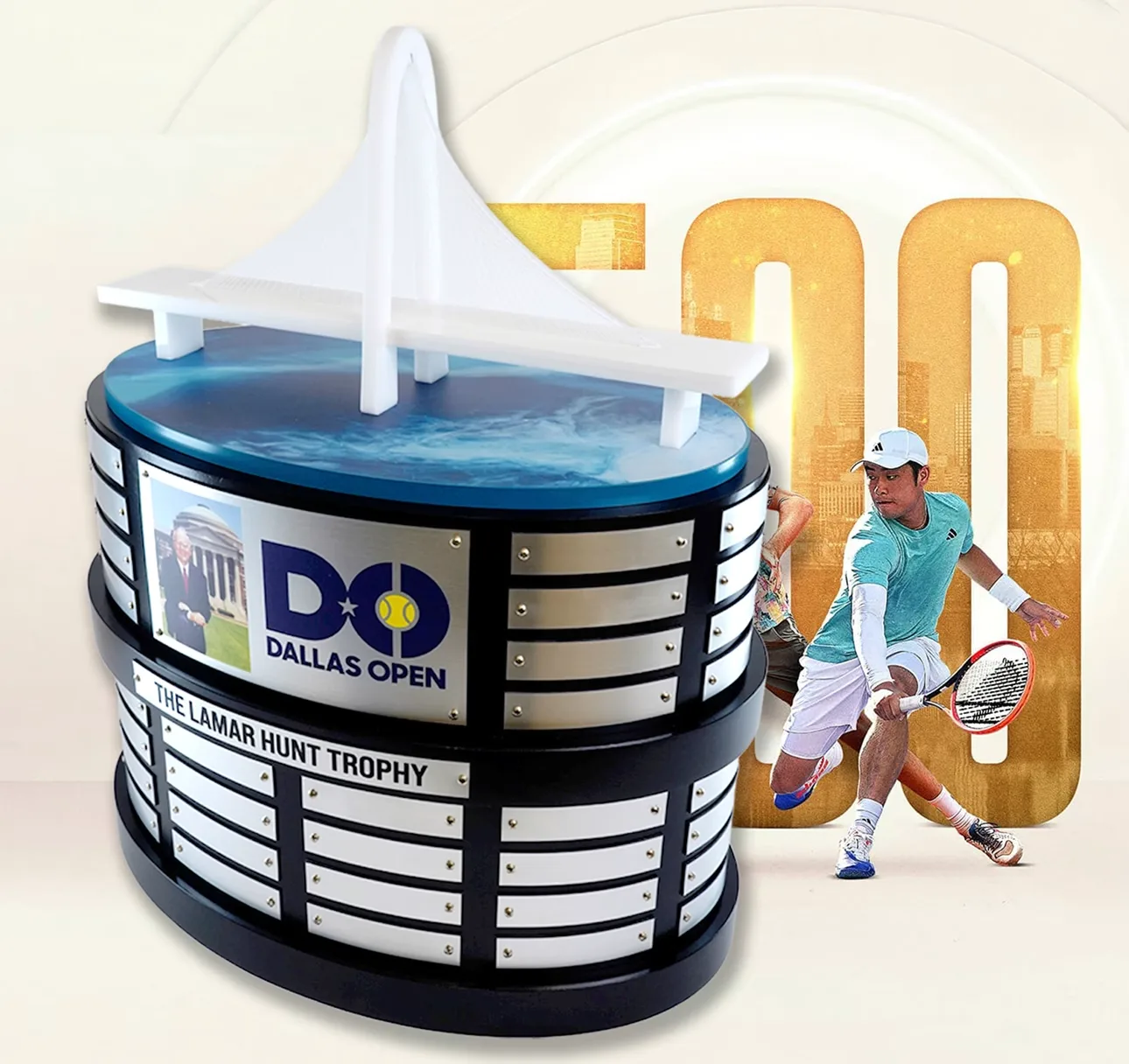 ATP Dallas Open Men’s Indoor Champions’ Trophy
