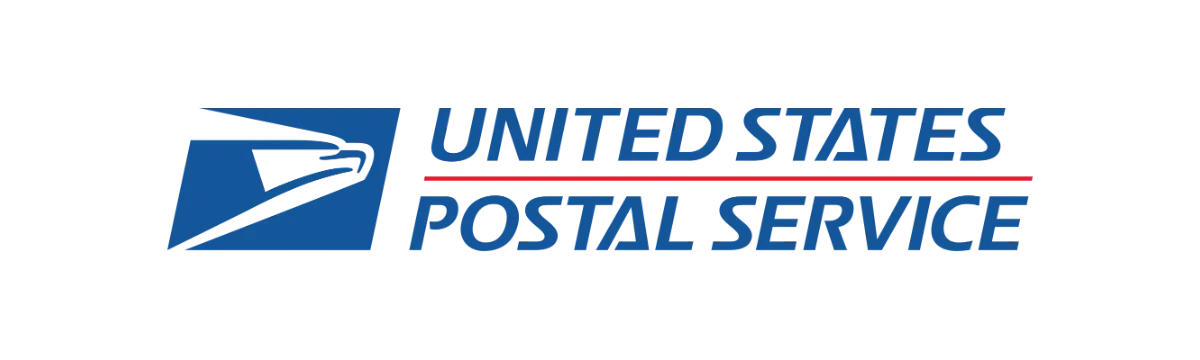 USPS logo. Bob Lilly Promotions ships on a direct USPS account.